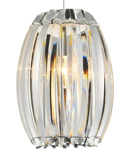 Светильник подвесной ORBIS 79007/1W CHROME Natali Kovaltseva прозрачный 1 лампа, основание хром в стиле современный  фото 2